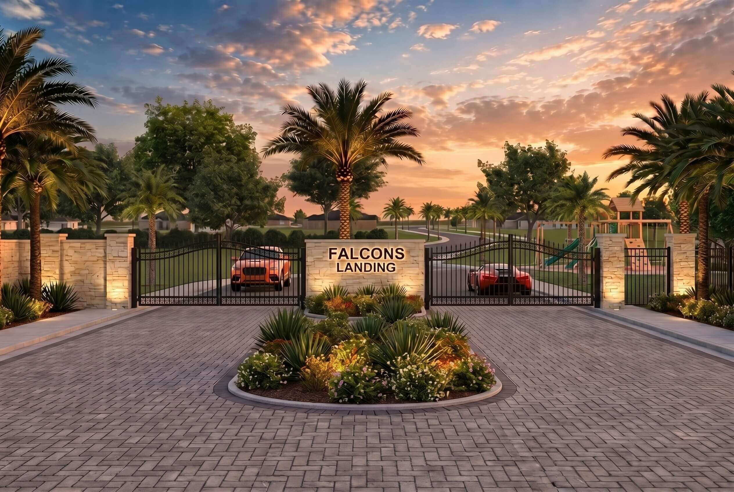 West Entrance to Falcon's Landing