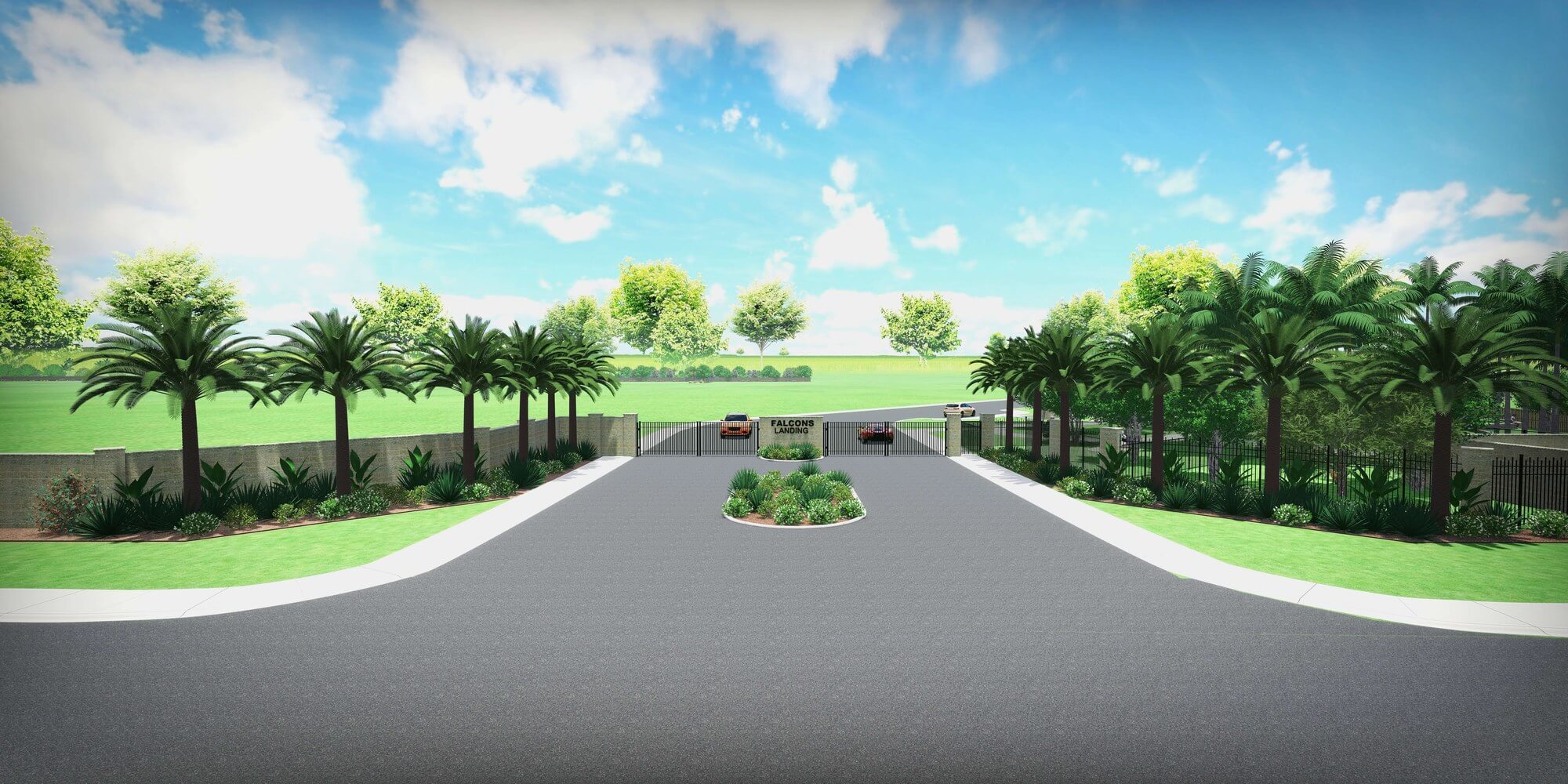 Entrance to Falcon's Landing